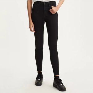 LIKE NEW Levi's Mile High Super Skinny Jeans in Night Black